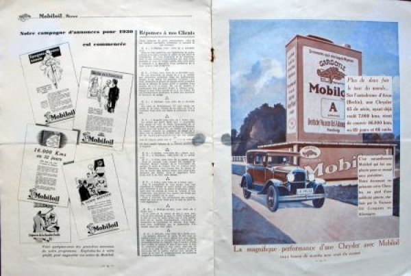 "Gargoyle Mobiloil Revue" Mobiloil Gasstation-Magazine 1930 (6797)